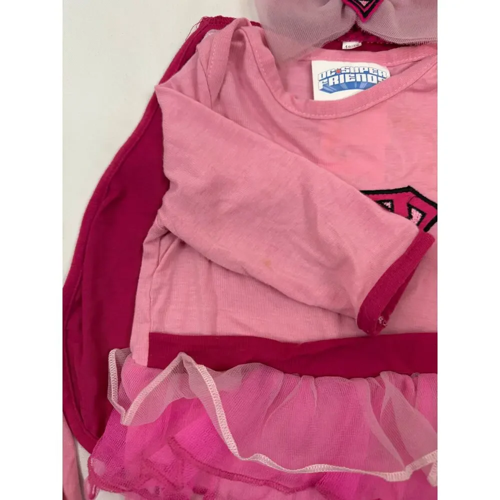 SKU3041 Rubie's Costume Baby DC Super Friends Supergirl 6-Piece Pink  12-18 Mts